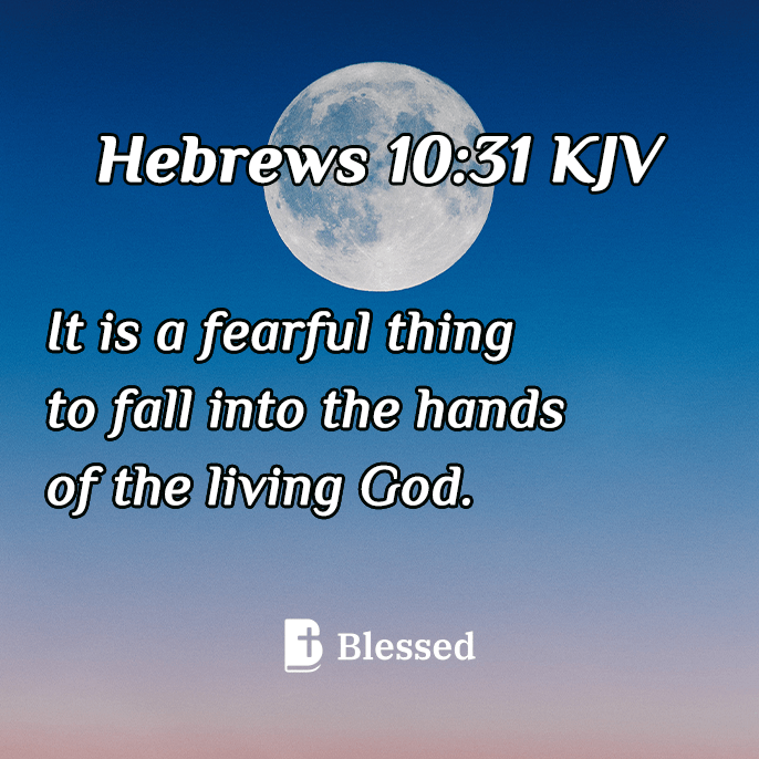 Hebrews 10:31