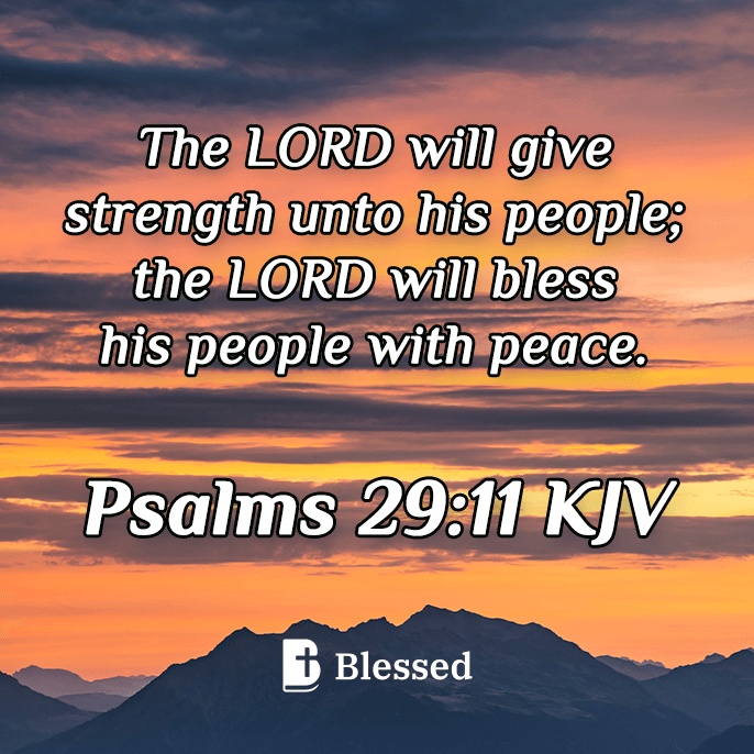 Psalms 29:11