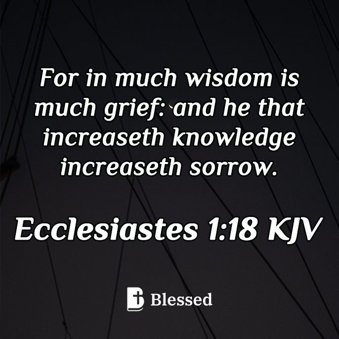 Ecclesiastes 1:18