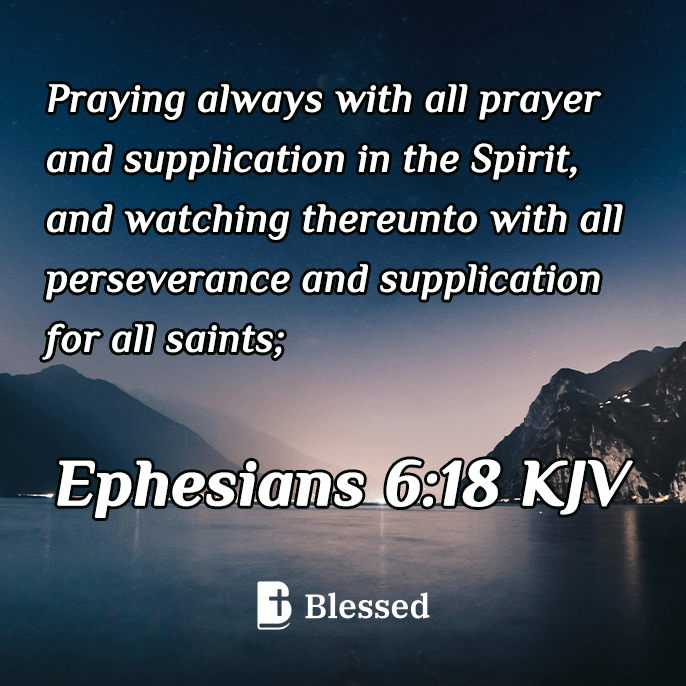 Ephesians 6:18