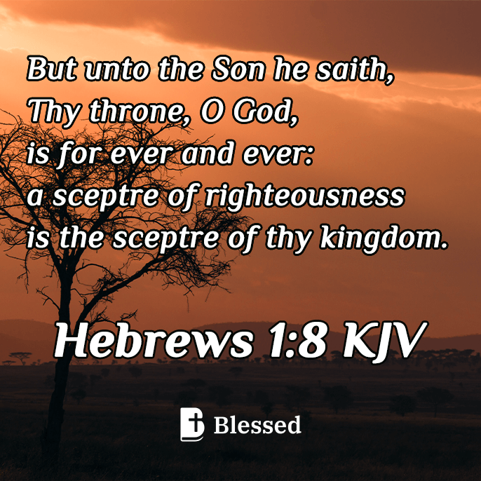 Hebrews 1:8