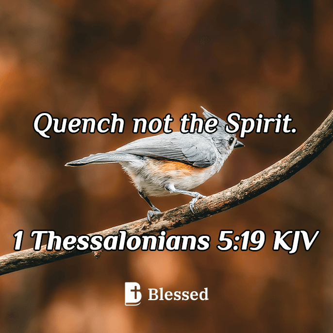 1 Thessalonians 5:19
