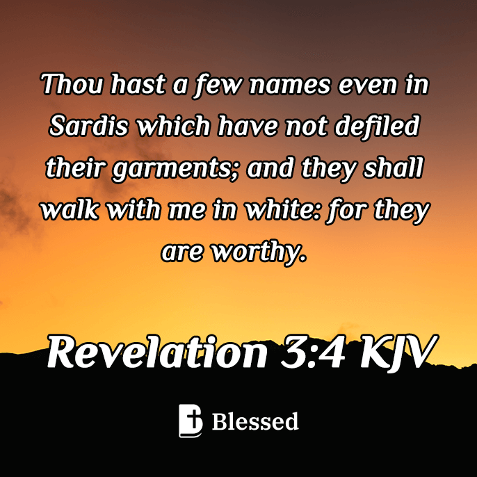Revelation 3:4