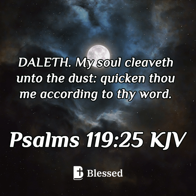 Psalms 119:25