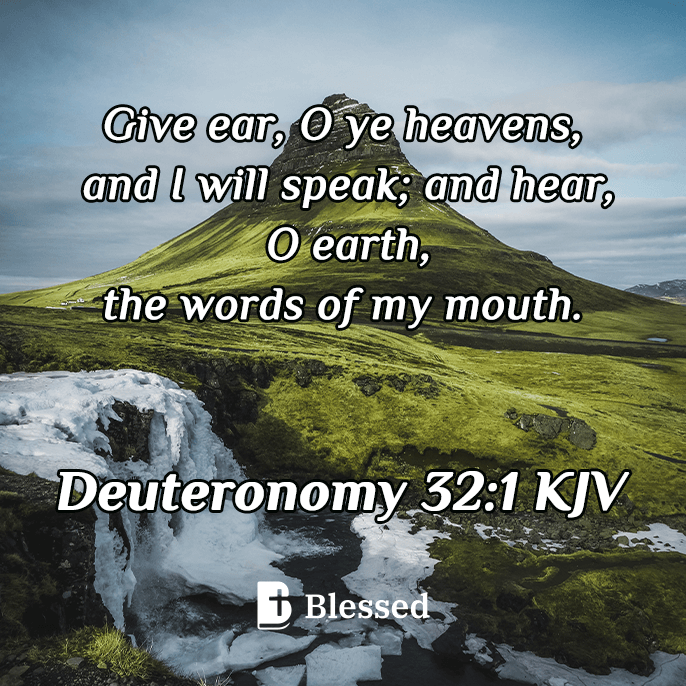 Deuteronomy 32:1