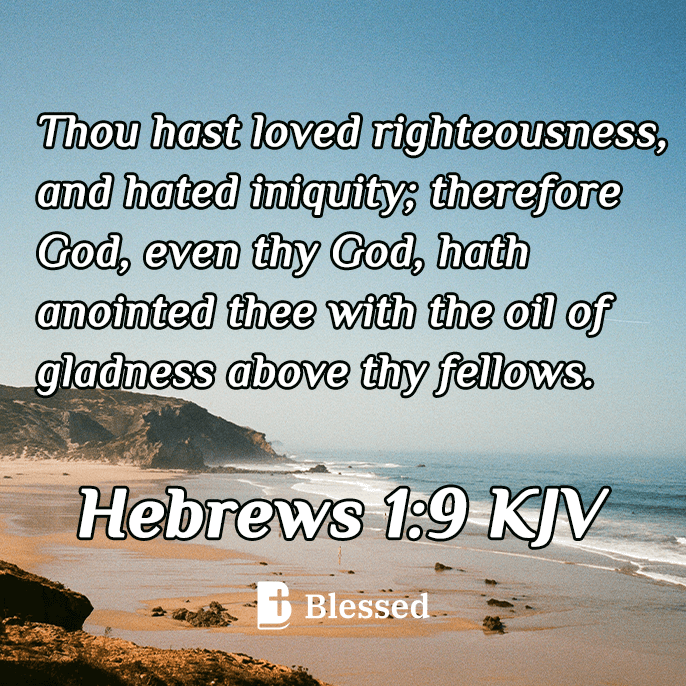 Hebrews 1:9