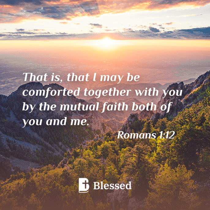 Romans 1:12