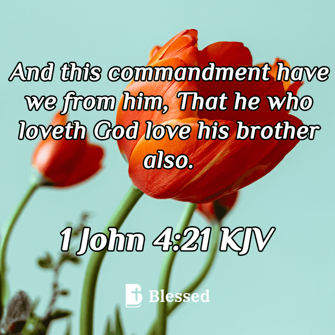 1 John 4:21