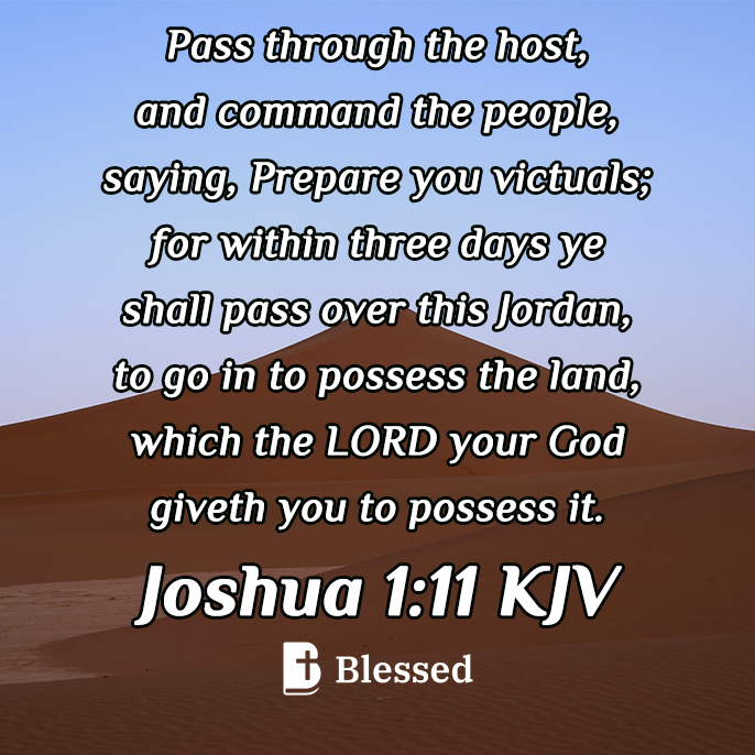 Joshua 1:11
