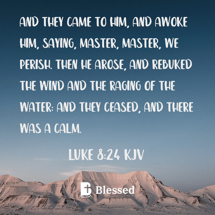 Luke 8:24