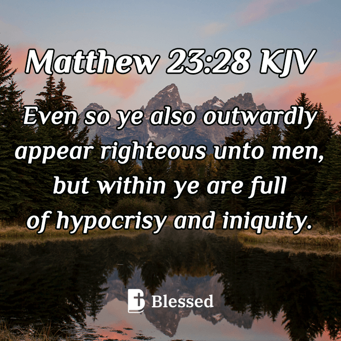 Matthew 23:28