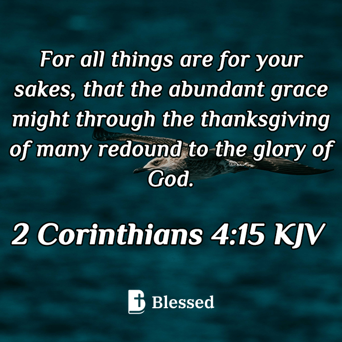 2 Corinthians 4:15