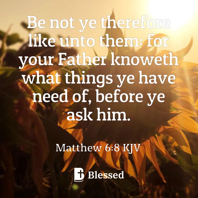 Matthew 6:8