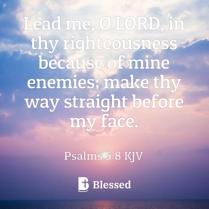 Psalms 5:8